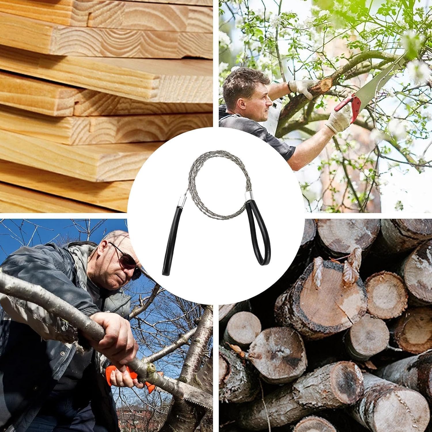 PVC-Rohr-Saitensäge – manueller Survival-Drahtschneider, tragbare Handkettensäge